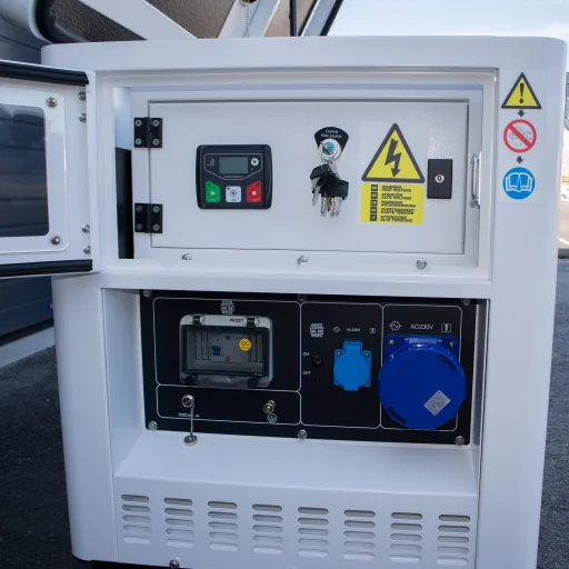 HYUNDAI DHY12000XSEm Strømaggregat 10000W 1-FAS 230V - Elektrisk start - Diesel - Forvarming - ATS - Vannkjølt