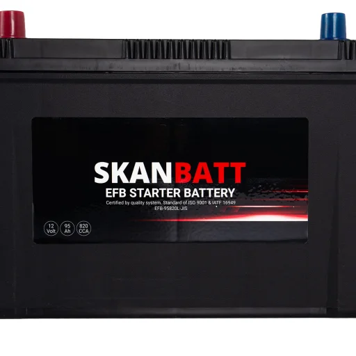 SKANBATT EFB Startbatteri 12V 95AH 820CCA (304x172x225mm) +L