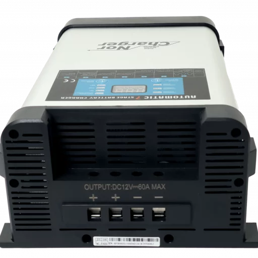 NOR CHARGER Pro Serie Elektronisk Batterilader 12V 60A - 2 Kanaler