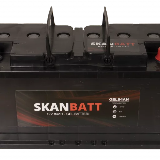 SKANBATT GEL Batteri 12V 84AH (353x175x190mm) +høyre