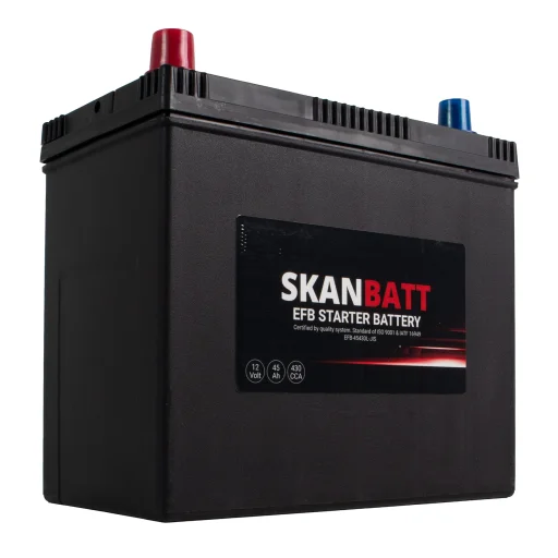 SKANBATT EFB Startbatteri 12V 45AH 430CCA (238x129x223mm) +L