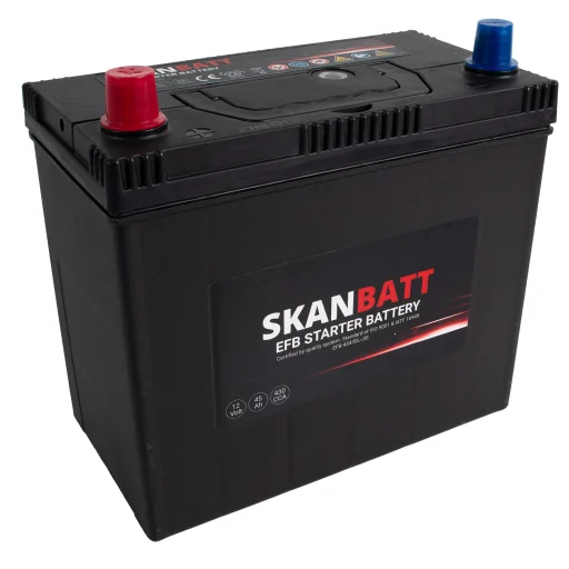 SKANBATT EFB Startbatteri 12V 45AH 430CCA (238x129x223mm) +L