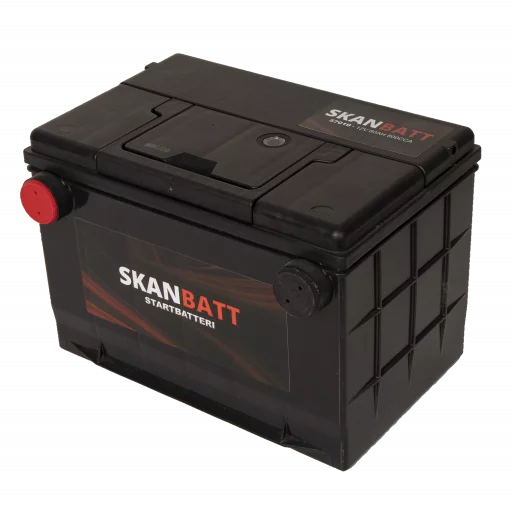 SKANBATT Startbatteri 12V 80AH 800CCA (260x179x180/180mm) +venstre