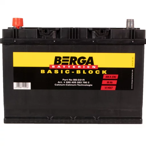 BERGA Basic Block 12V 95AH 830CCA (306/173/225mm)