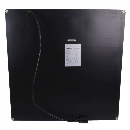 SKANBATT Fleksibelt Solcellepanel 75W - ETFE - 670x670x3mm