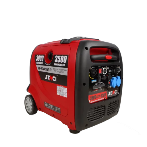 SENCI SC4000iE-O Inverter Aggregat - Bensin - Max 3800W - ATS - Elektrisk start