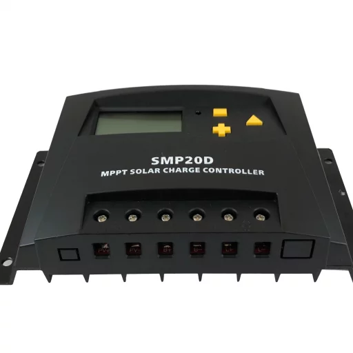 SKANBATT MPPT Solcelleregulator 12/24V 20A med display