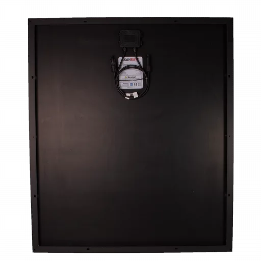 SKANBATT Solcellepanel Mono 130W Sort - 885x765x30mm