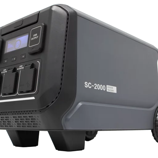 SENCI Lithium LPS 1843Wh Power Station med 2000W (4000W) sinus inverter