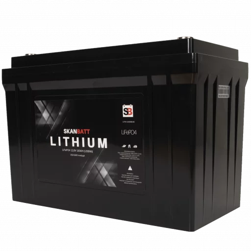 SKANBATT Lithium Batteri 12V 100AH 150A BMS