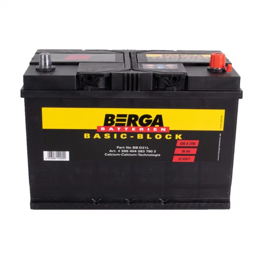 BERGA Basic Block 12V 95AH 830CCA (306/173/225mm)