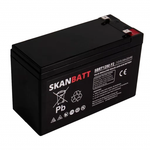 RITAR AGM Batteri 12V 9AH (151x65x94mm) F2