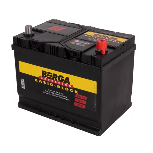 BERGA Basic Block 12V 68AH 550CCA (261/175/220mm)