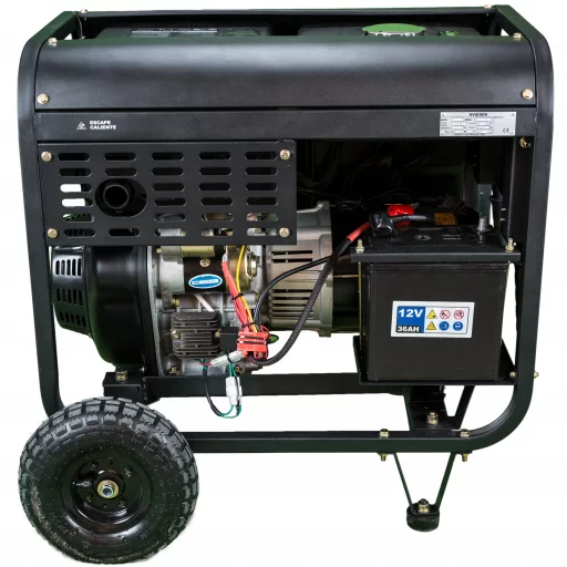 HYUNDAI DHY8500LEK Strømaggregat 6500W - Elektrisk start - Diesel