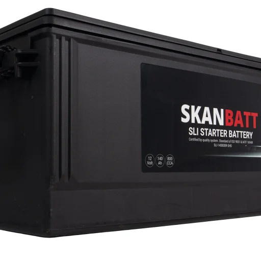 SKANBATT SLI SHD Startbatteri 12V 140AH 800CCA (513x189x223mm) +R