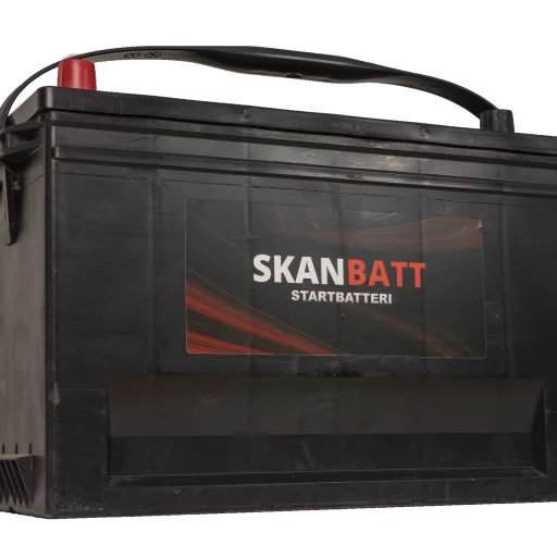 SKANBATT MF50-600 Startbatteri 12V 80AH 600CCA (343x127x234/254) +venstre
