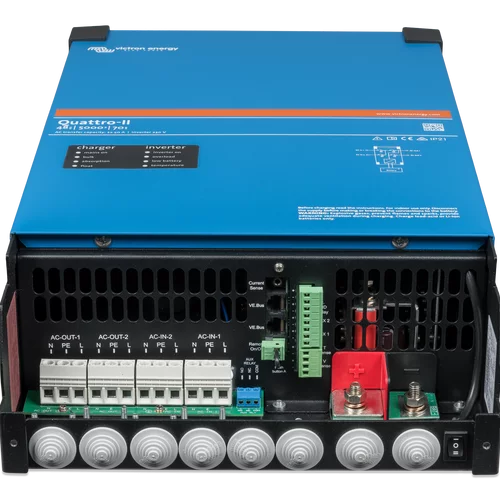 VICTRON Quattro-II 48/5000/70-50/50 Kombinert Batterilader og Inverter