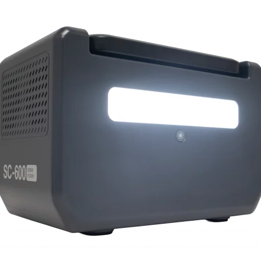 SENCI Lithium LPS 512Wh Power Station med 600W (1200W) sinus inverter