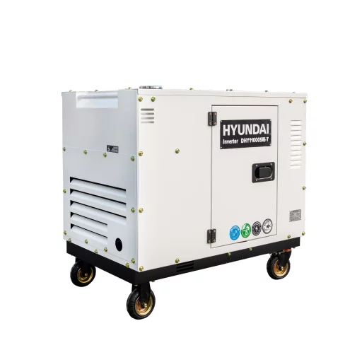 HYUNDAI DHY11000SEi-T Diesel Inverter Strømaggregat 8000W - Elektrisk start - 400V/230V - ATS