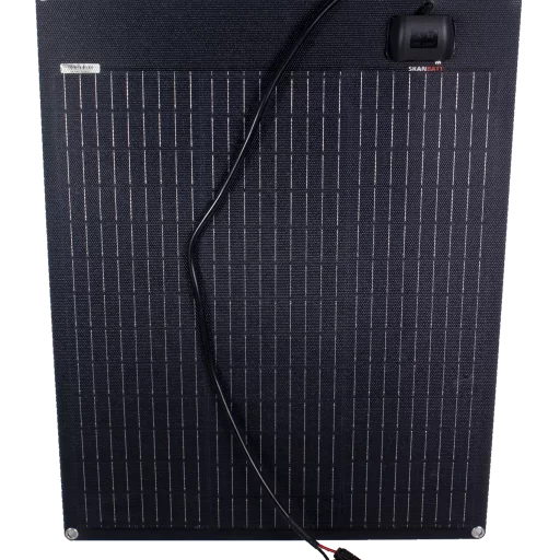 SKANBATT Fleksibelt Solcellepanel 55W - ETFE - 540x680x3mm