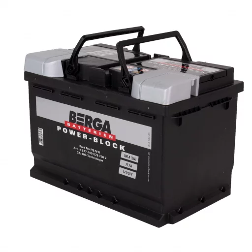 BERGA Power Block 12V 77AH 780CCA (278/175/190mm)