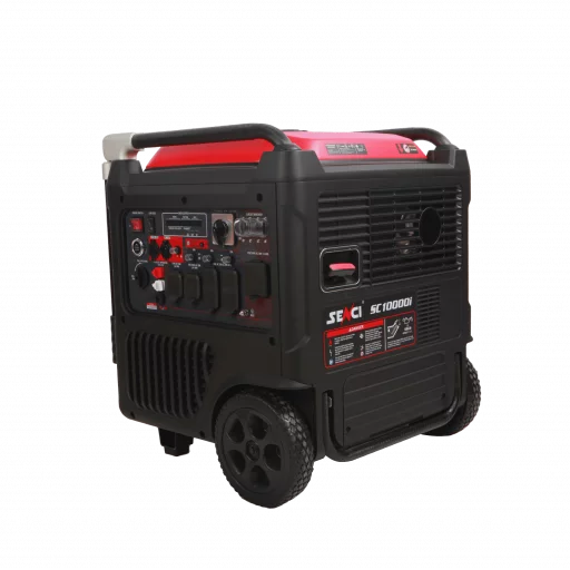 SENCI SC10000i Inverter Aggregat - Bensin - Max 9000W - ATS / Relestyring - Elektrisk start