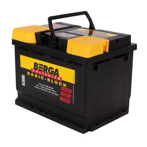 BERGA Basic Block 12V 60AH 540CCA (242/175/190mm)
