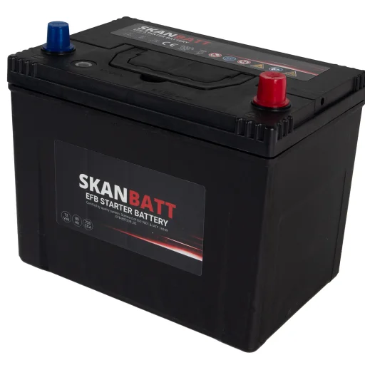 SKANBATT EFB Startbatteri 12V 80AH 730CCA (260x174x225mm) +R