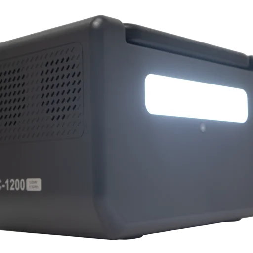 SENCI Lithium LPS 1152Wh Power Station med 1200W (2400W) sinus inverter