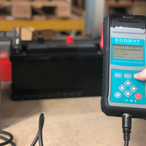 ECOBAT Elektronisk Batteritester EBT-780 m/printer