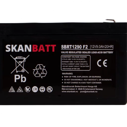 RITAR AGM Batteri 12V 9AH (151x65x94mm) F2