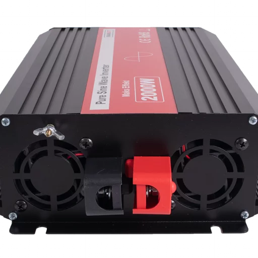 SKANBATT Inverter 12V 2000W Ren Sinus m/Kablet Fjernkontroll