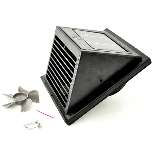 WATTSTUNDE Solventilator Veggmodell Svart