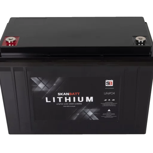 SKANBATT Lithium Batteri 12V 100AH 150A BMS