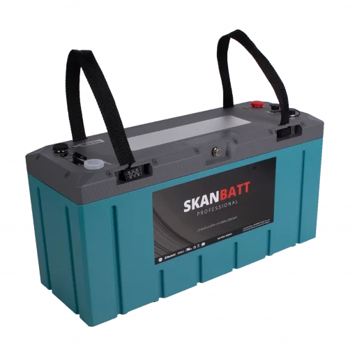 SKANBATT Lithium HEAT - IP67 - 12V 200Ah 200A BMS - HEAT - BT