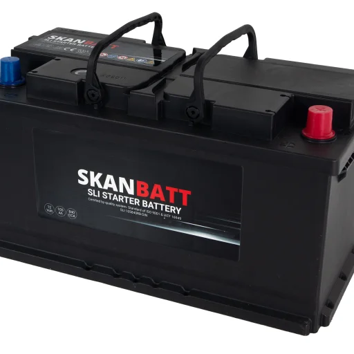 SKANBATT SLI Startbatteri 12V 105AH 840CCA (352x175x190mm) +R