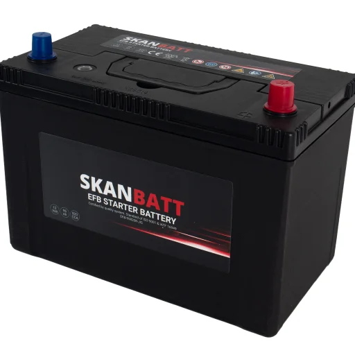 SKANBATT EFB Startbatteri 12V 95AH 820CCA (304x172x225mm) +R