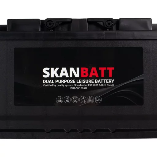 SKANBATT Dual Purpose 12V 100AH 970CA (353x175x190mm) +R