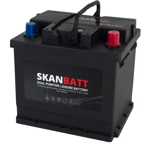 SKANBATT Dual Purpose 12V 45AH 500CA (207x175x190mm) +R