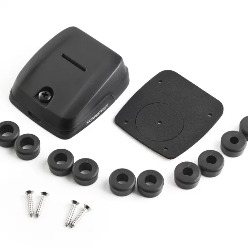 Scanstrut DS-HD10 SORT dobbel kabelgjennomføring