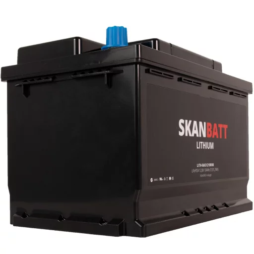 SKANBATT Lithium Batteri 12V 104AH 100A BMS (279x175x190mm) - Small