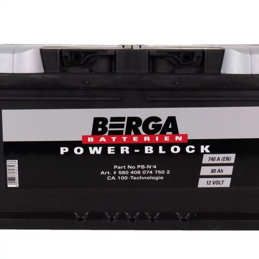 BERGA Power Block 12V 80AH 740CCA (315/175/175mm)