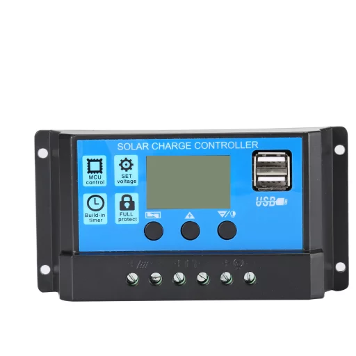 Solcelleregulator 12/24V 20A PWM