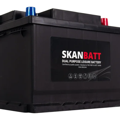 SKANBATT Dual Purpose 12V 62AH 630CA (242x175x190mm) +R