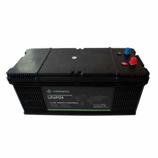 IMPROVE Lithium Batteri 12V 300Ah (LiFePO4) BMS 200A