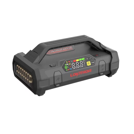 LOKITHOR Lithium Startbooster 12V 2500A med 150 PSI Luftkompressor