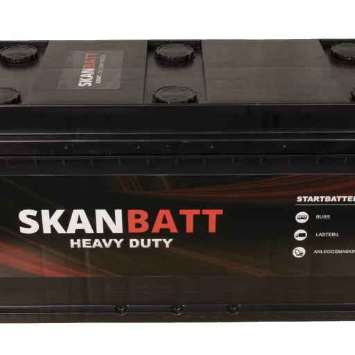 SKANBATT Startbatteri 12V 135AH 760CCA (514x175x210/226mm) +høyre
