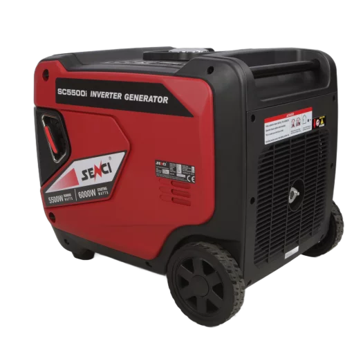 SENCI SC5500i Inverter Aggregat - Bensin - Max 6000W - ATS - Elektrisk start