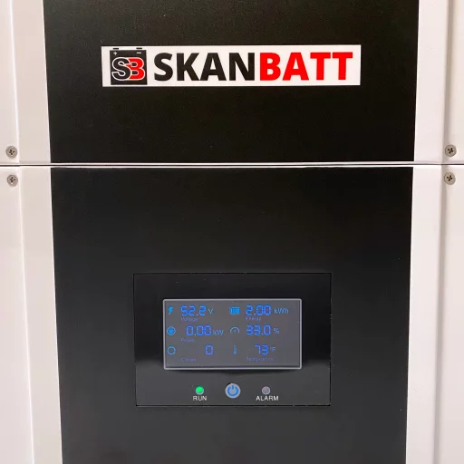 SKANBATT PowerWall LiFePO4 51,2V 120Ah - 6,144kWt - WIFI - HEAT