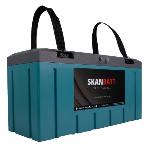 SKANBATT Lithium HEAT - IP67 - 12V 200Ah 200A BMS - HEAT - BT